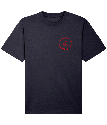 Relaxed Heavy T-shirt: HYMC Pocket Design [Red]