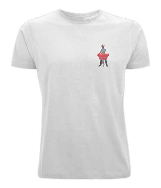 Men's Stretch T-Shirt: Doubles Man [pocket design]