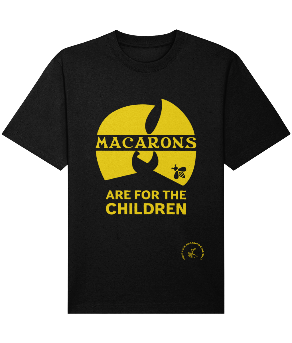 Relaxed Heavy T-shirt: Mac-Tang Clan - Macarons are for the children