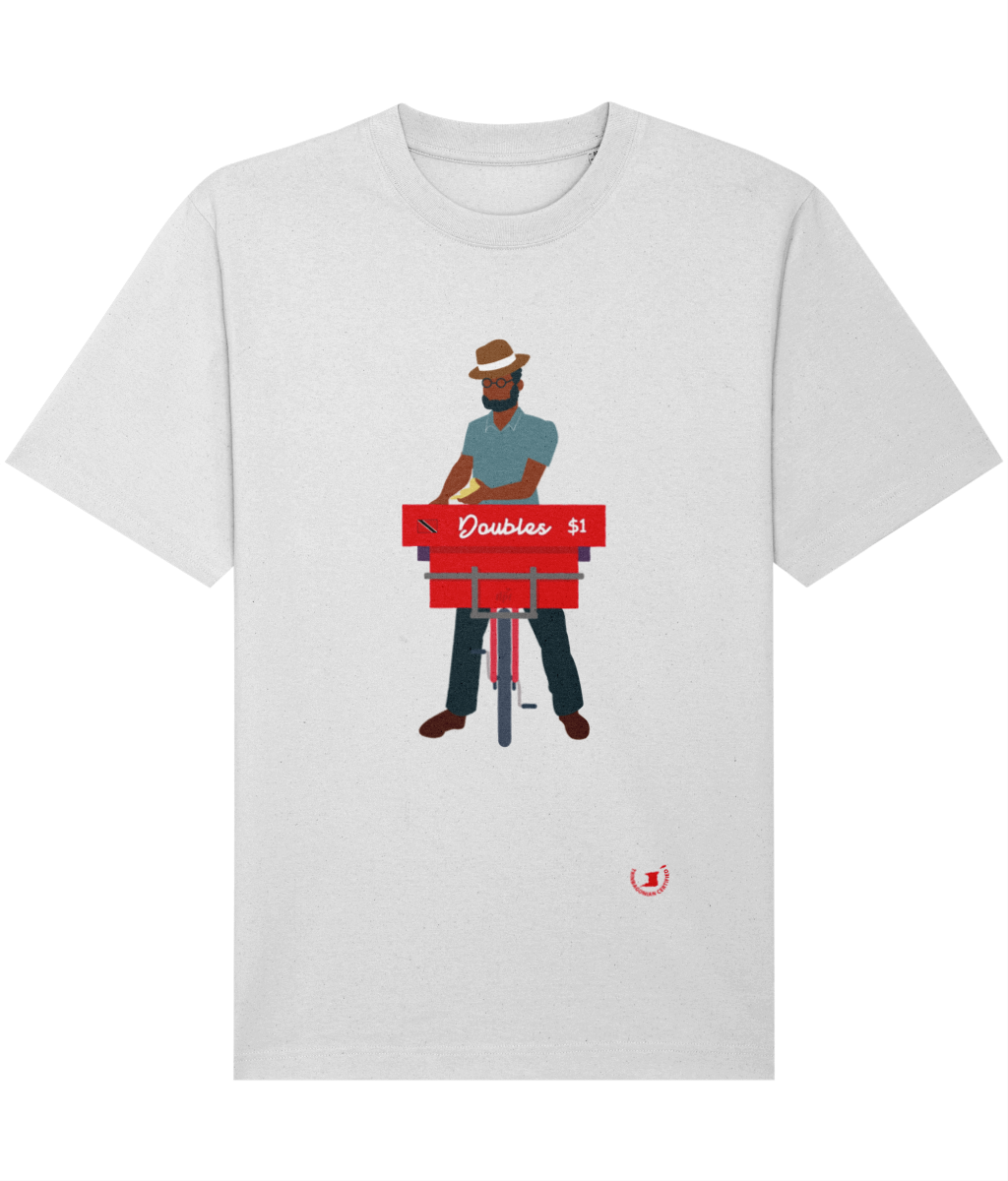 Relaxed Heavy T-shirt: Doubles Man [Centre]