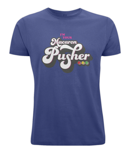 Men's Stretch T-Shirt: Macaron Pusher
