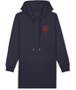 Women's Hoodie Dress T&T Sun and Sea badge [Japanese Style Print] [B+F]