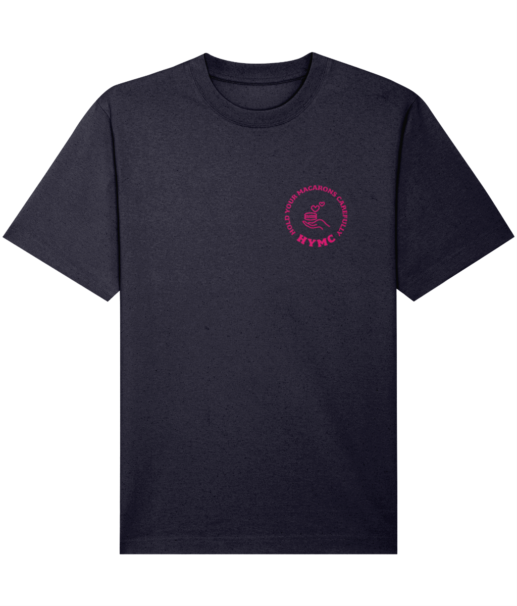 Relaxed Heavy T-shirt: HYMC Pocket Design [pink]