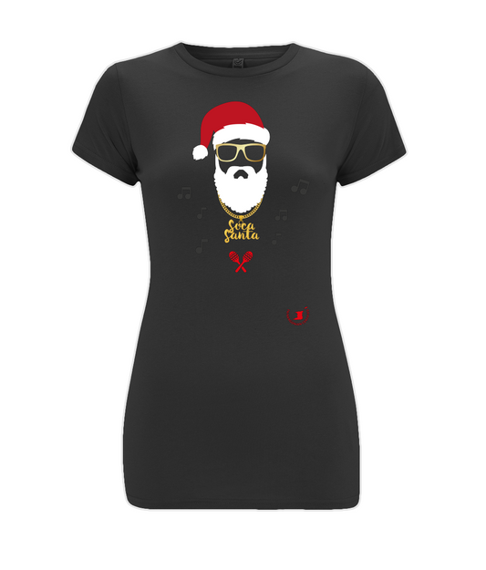 Ladies Stretch T‑Shirt: Soca Santa 2 [TT]