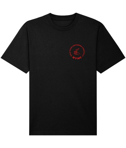 Relaxed Heavy T-shirt: HYMC Pocket Design [Red]