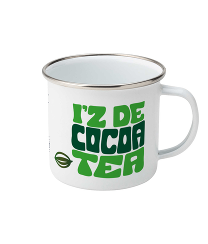 Enamel Mug 12oz: iz de coco tea [green]