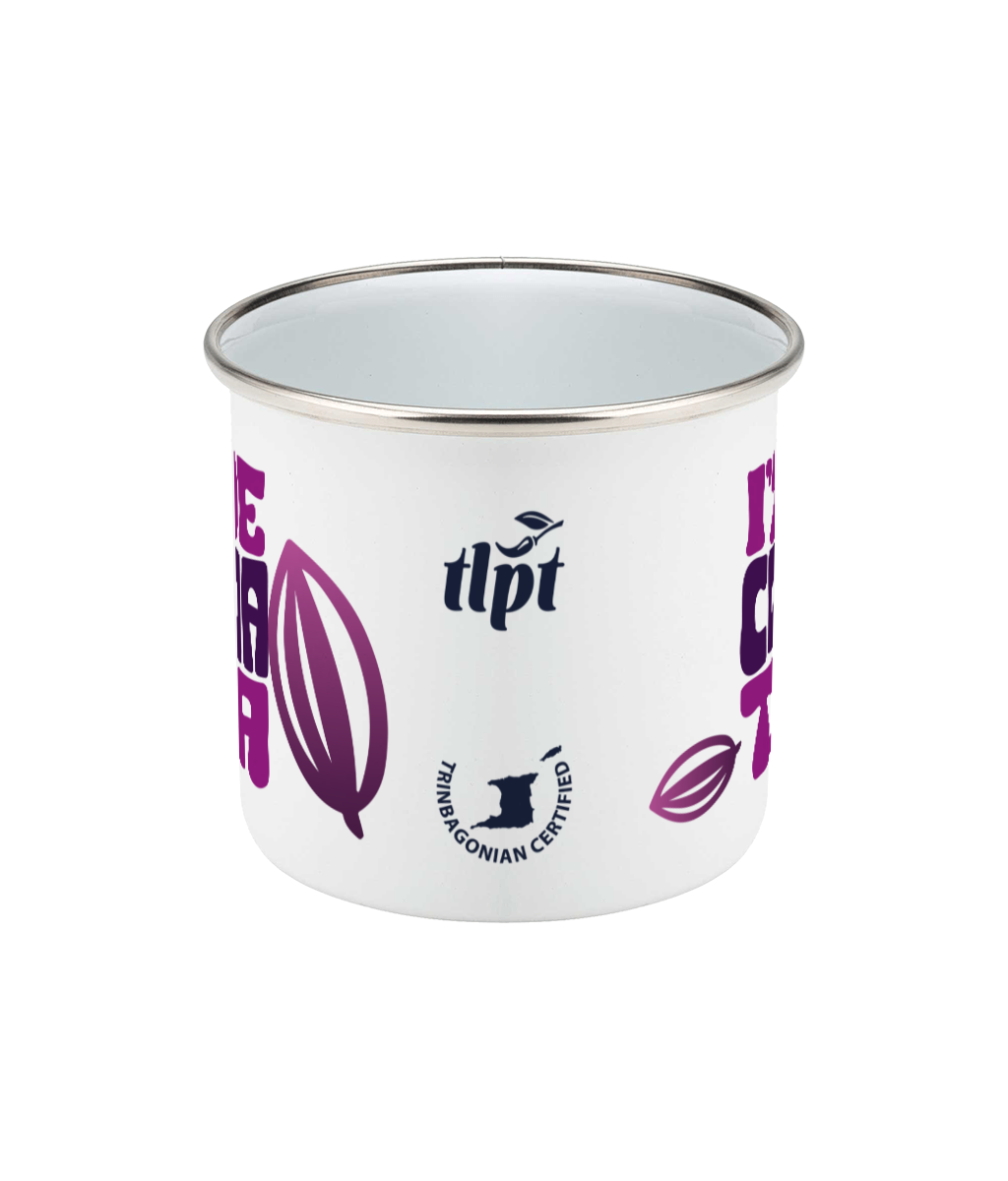 Enamel Mug 12oz: iz de coco tea [purple]