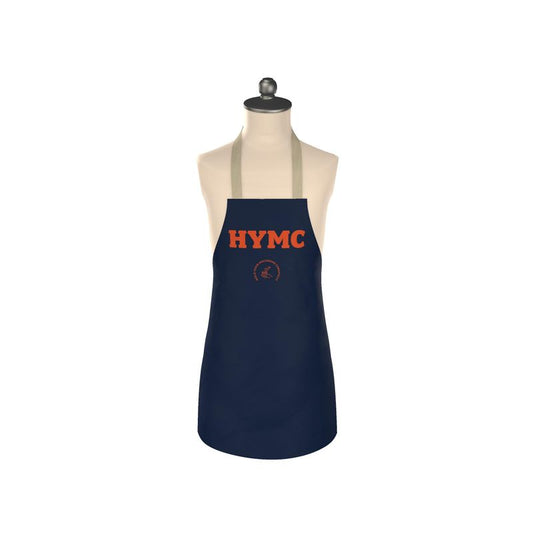 Apron: HYMC - Hold Your Macarons Carefully [Navy/Orange]