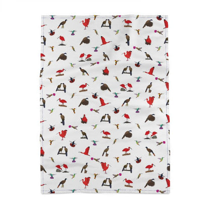 Panama Cotton Tea Towel: Trinidad & Tobago National Birds