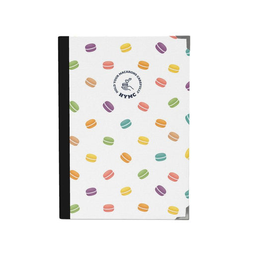 Journal: HYMC Badge with Multicoloured Macaron Pattern