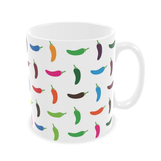 Mug: Chilli Peppers [White]