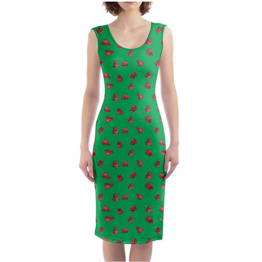 Bodycon Dress: Sorrel pattern [Christmas]