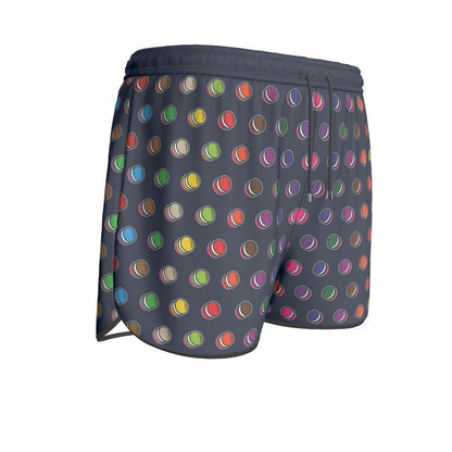 Women's Running Shorts: Macarons pattern