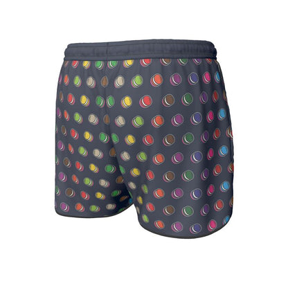 Women's Running Shorts: Macarons pattern