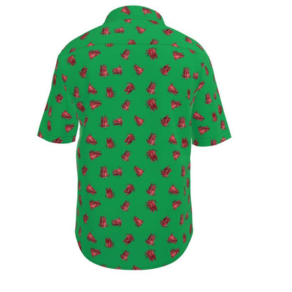 Men's Short Sleeve Shirt: Sorrel pattern [Christmas]