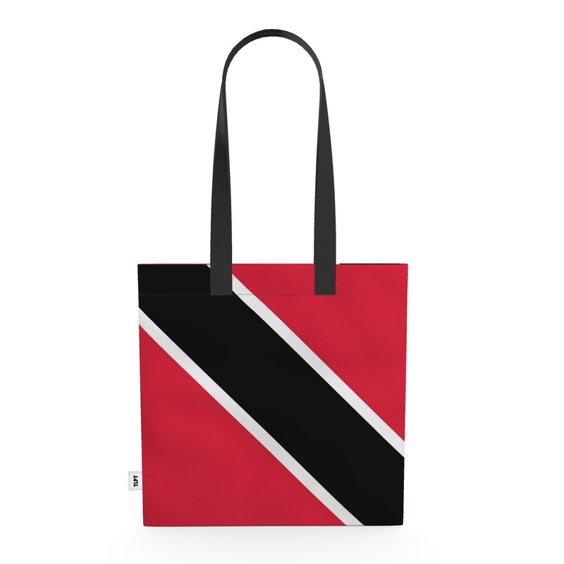 Organic Cotton Canvas Tote Bag: T&T Flag