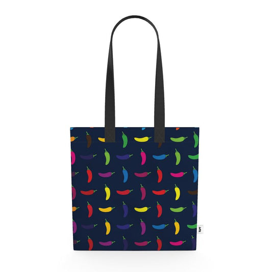 Organic Cotton Canvas Tote Bag: Chilli Pepper pattern