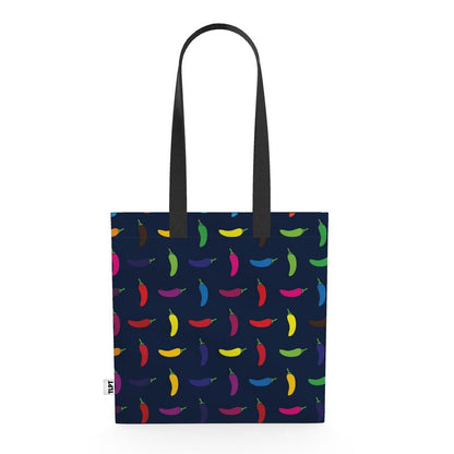 Organic Cotton Canvas Tote Bag: Chilli Pepper pattern