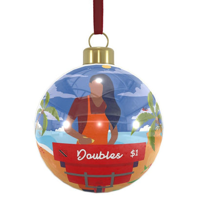 Bone China Baubles: Trinidad and Tobago Christmas x6