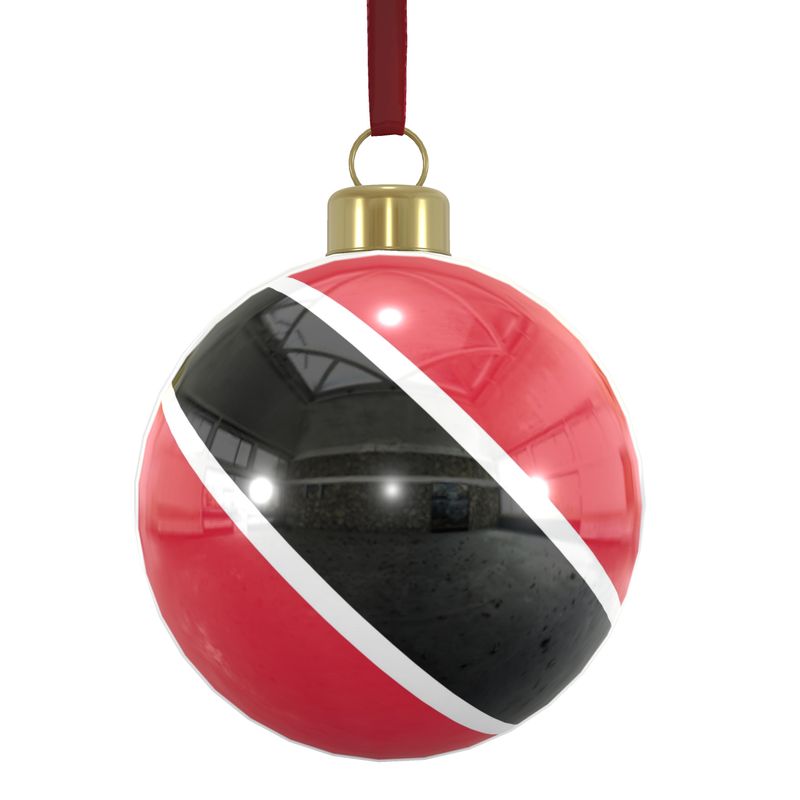 Bone China Baubles: Trinidad and Tobago Christmas x6