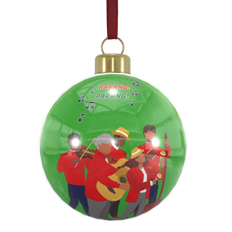 Bone China Baubles: Trinidad and Tobago Christmas x6