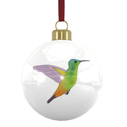 Bone China Baubles: Trinidad & Tobago National Birds x6