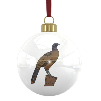 Bone China Baubles: Trinidad & Tobago National Birds [Cocrico] x6