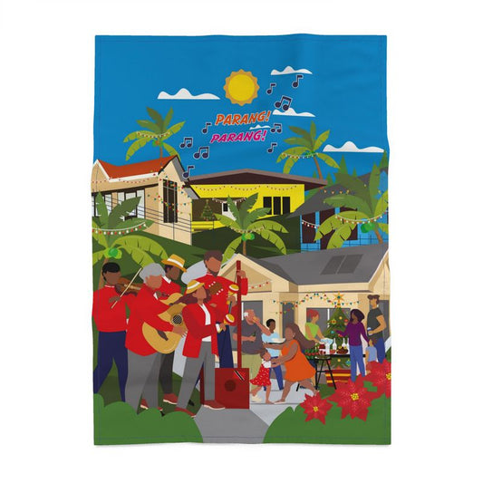 Panama Cotton Tea Towel: Village Parang