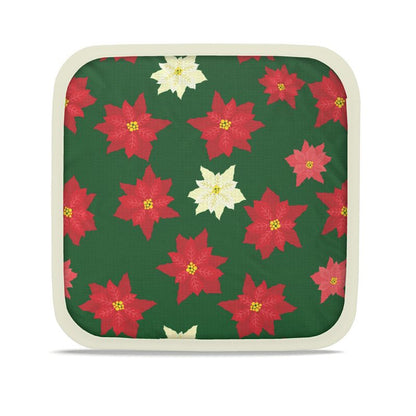 Pot Holders: Poinsettias Christmas Pattern