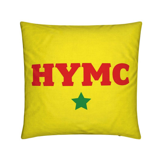 Cotton-Linen Cushion, HYMC Christmas [Yellow]