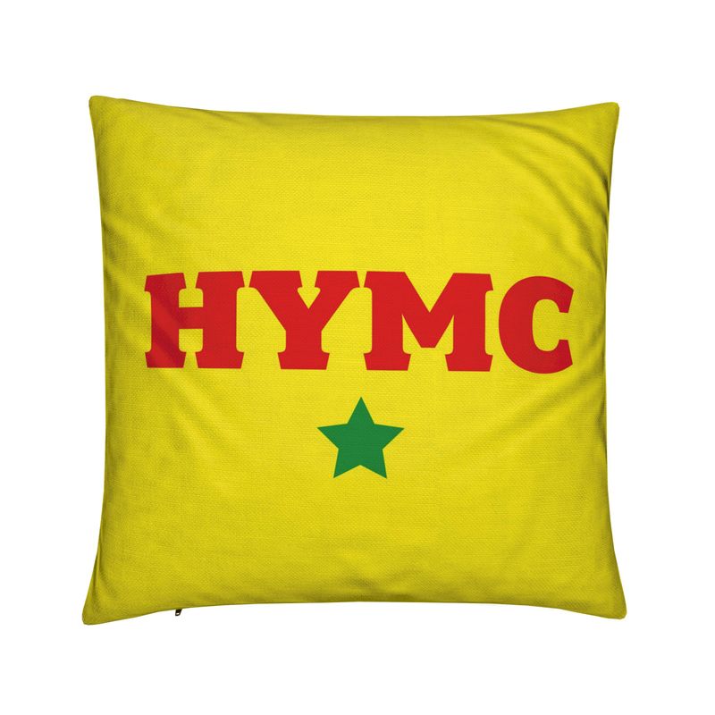 Cotton-Linen Cushion, HYMC Christmas [Yellow]