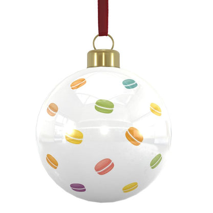 Bone China Baubles: Macarons x6 [multi-coloured]