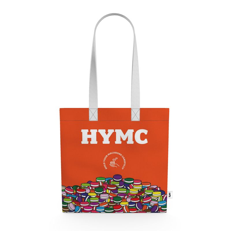 Organic Cotton Canvas Tote Bag: HYMC [Orange]