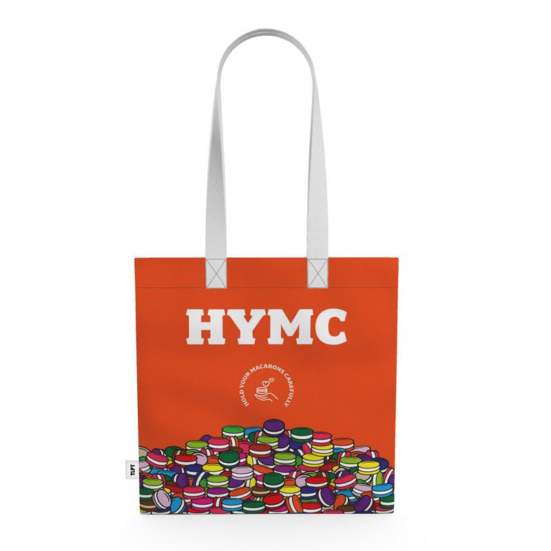 Organic Cotton Canvas Tote Bag: HYMC [Orange]