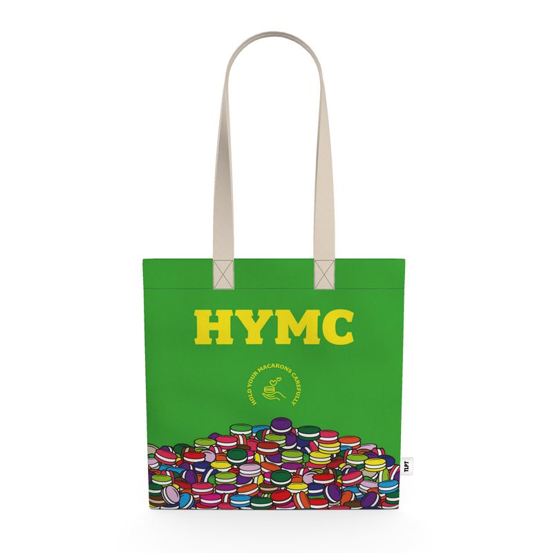 Organic Cotton Canvas Tote Bag: HYMC [Green]