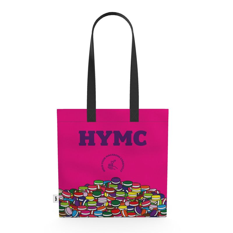 Organic Cotton Canvas Tote Bag: HYMC [Pink]