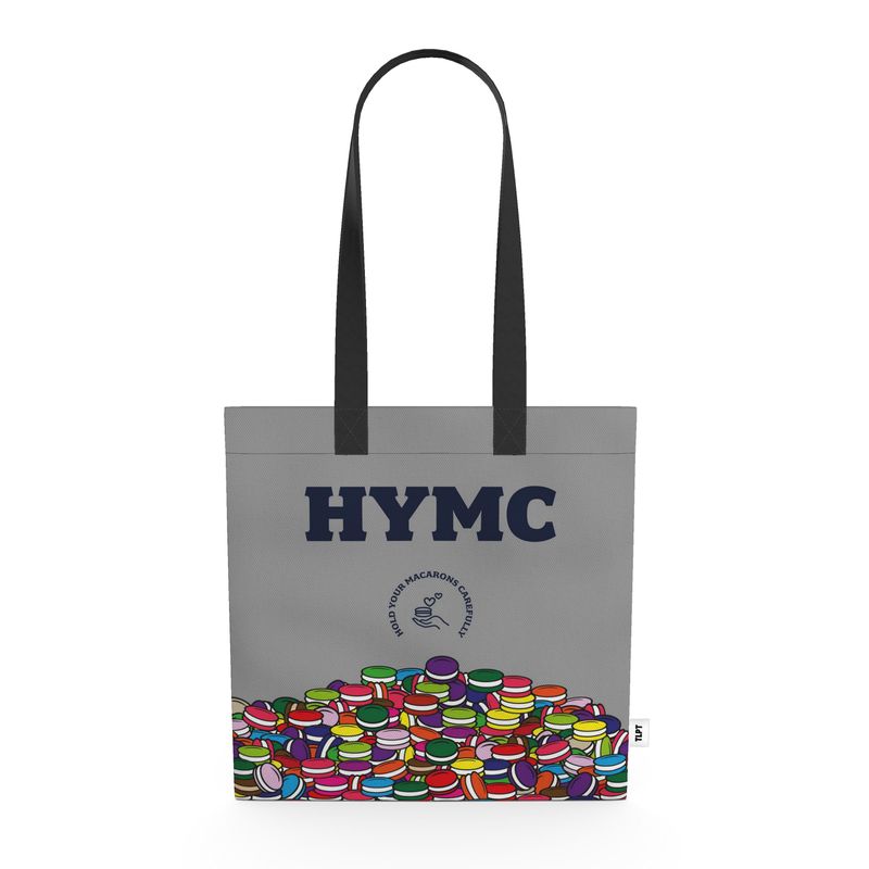 Organic Cotton Canvas Tote Bag: HYMC [Grey]
