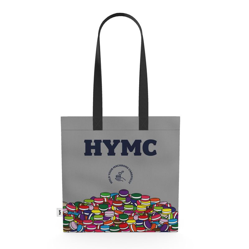 Organic Cotton Canvas Tote Bag: HYMC [Grey]