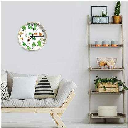 Wall Clock: Green Seasoning [Herbs and Spices]