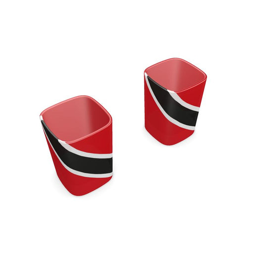 Shot Glasses: Trinidad & Tobago Flag [w Gift Tin]