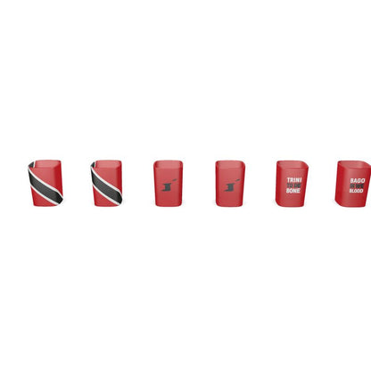 Set of 6 Shot Glasses: Trinidad & Tobago Pride [w Gift Tin]