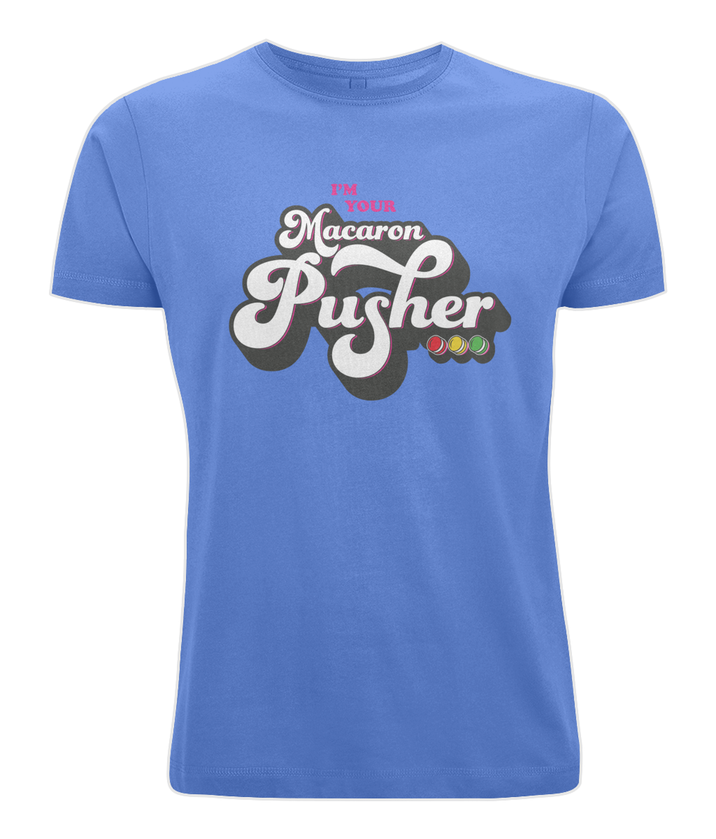 Men's Stretch T-Shirt: Macaron Pusher
