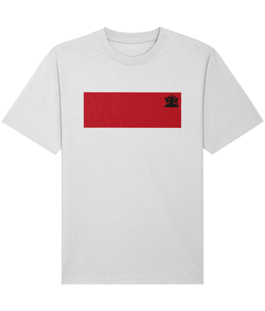 Relaxed Heavy T-shirt: T&T Coat of Arms [Red/Black]