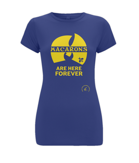 Women's Stretch T-Shirt: Mac-Tang Clan - Macarons forever