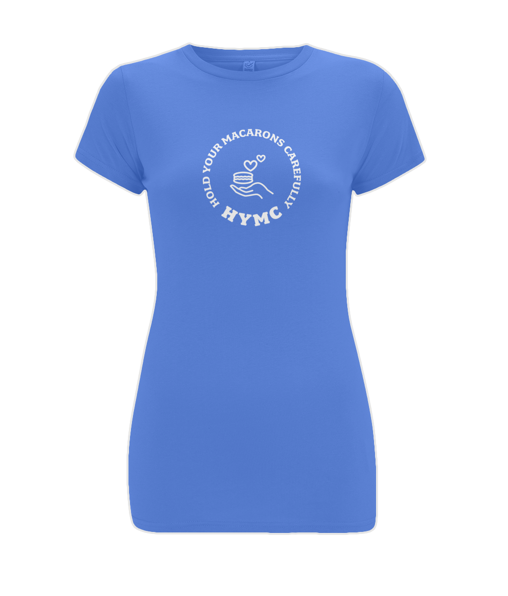 Women's Stretch T-Shirt: HYMC Badge [Centre]