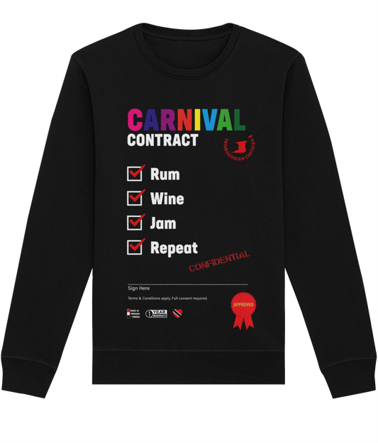 Roller Sweatshirt: Carnival Contract [multi clr drk]