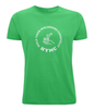Men's Stretch T-Shirt: HYMC Badge [Centre]