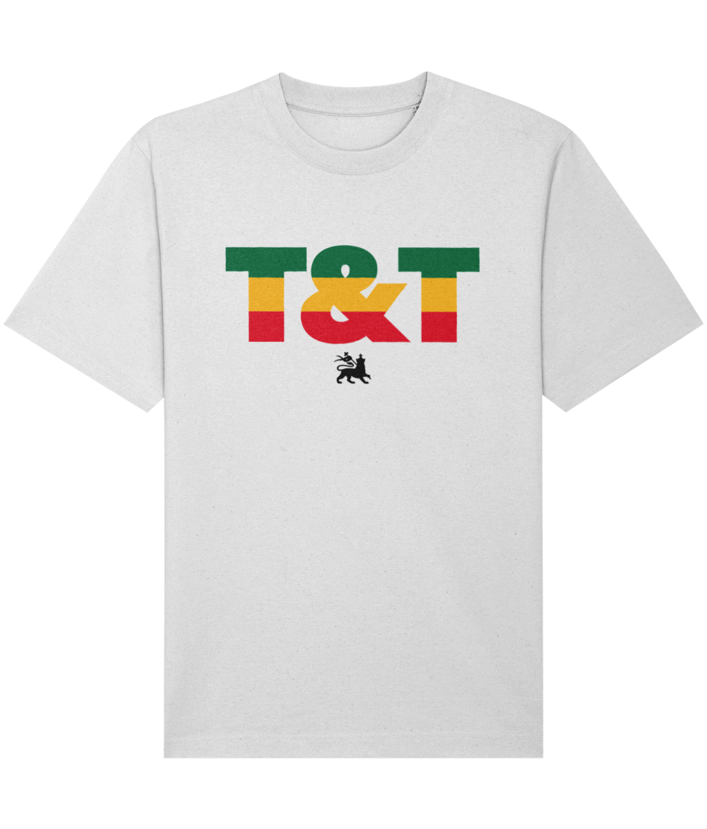Relaxed Heavy T-shirt: T&T Ice Gold and Green
