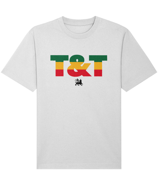 Relaxed Heavy T-shirt: T&T Ice Gold and Green