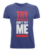 Men's Stretch T-Shirt: Try Macarons Not Me